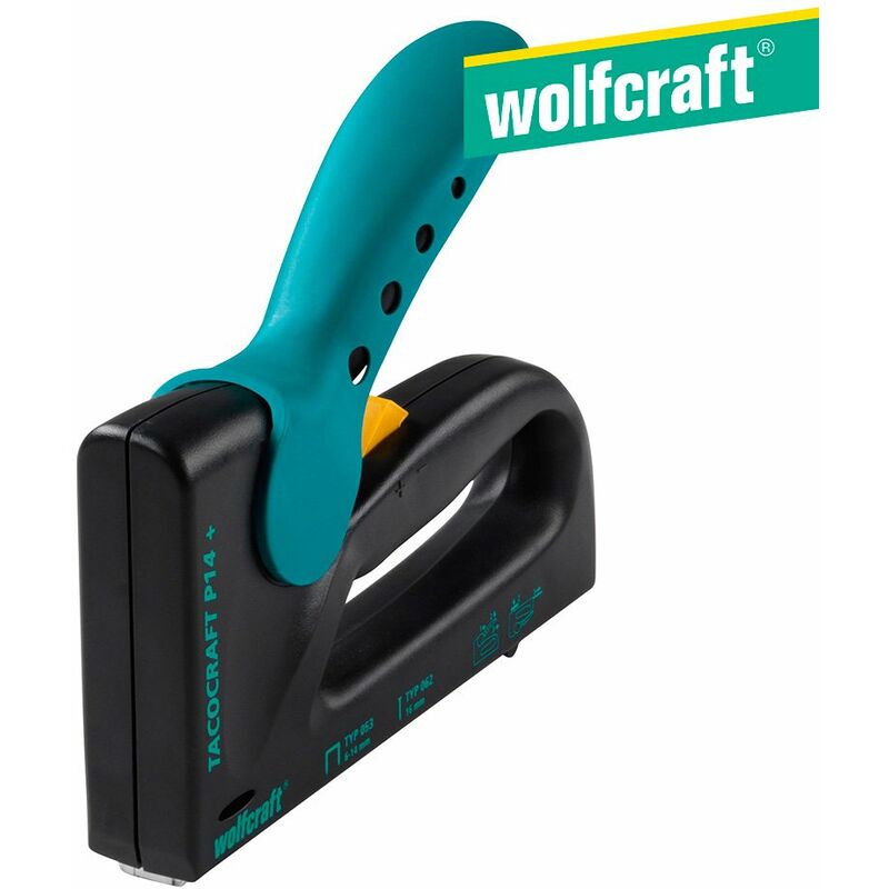 foto del prodotto tacocraft p14 cucitrice manuale in plastica 7079000 wolfcraft