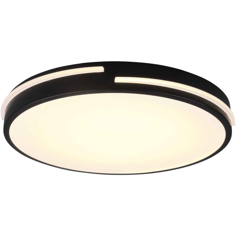 foto del prodotto tacoma plafoniera led 24w 2500lm, 2700 6500k bordo nero con telecomando multifunzione d.40cm dimmerabile