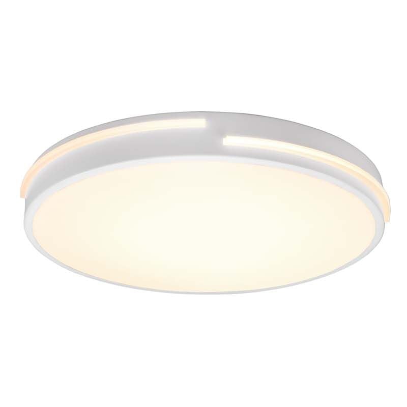 foto del prodotto tacoma plafoniera led bordo bianco con telecomando multifunzione d.40cm