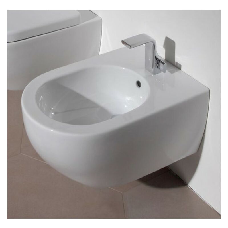 foto del prodotto tacoshop bidet app sospeso cm. 54x36 bianco lucido di ceramica flaminia
