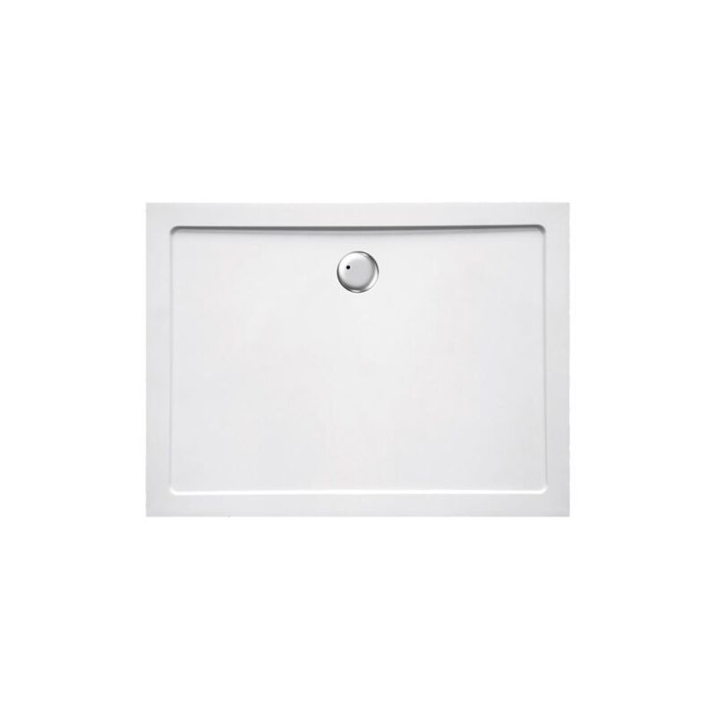 foto del prodotto tacoshop piatto doccia 70x120 cm rettangolare ribassato easyflat resina h3.5 cm monaco bianco