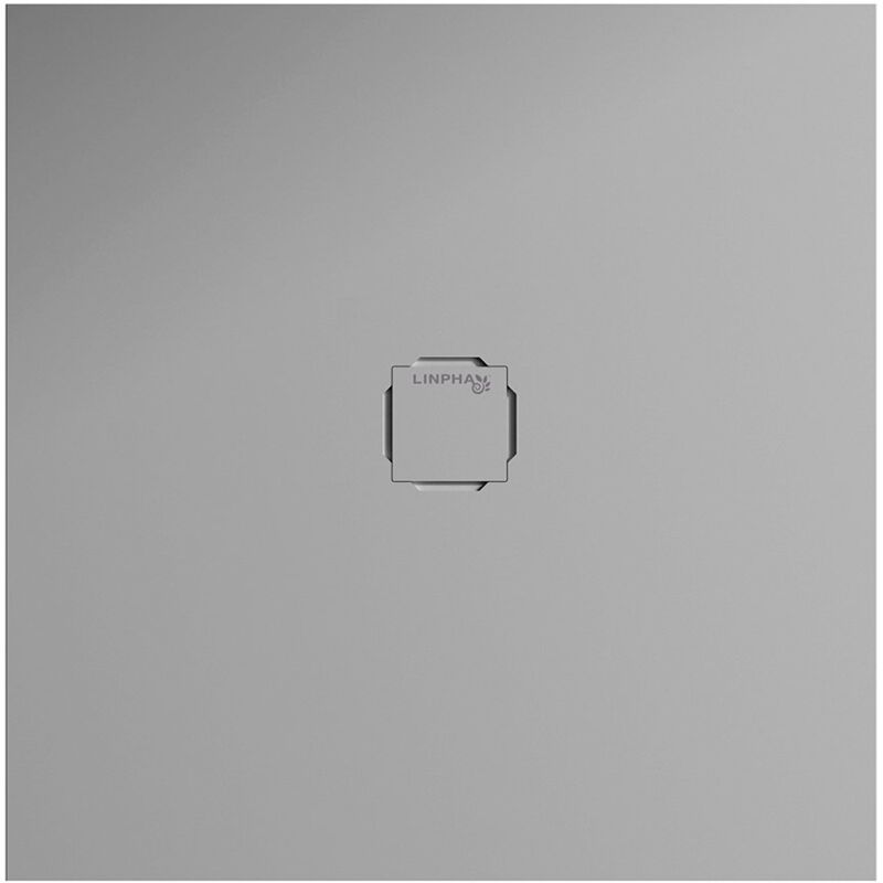 foto del prodotto tacoshop piatto doccia quadrato 90x90 cm effetto liscio marmoresina harmony cemento