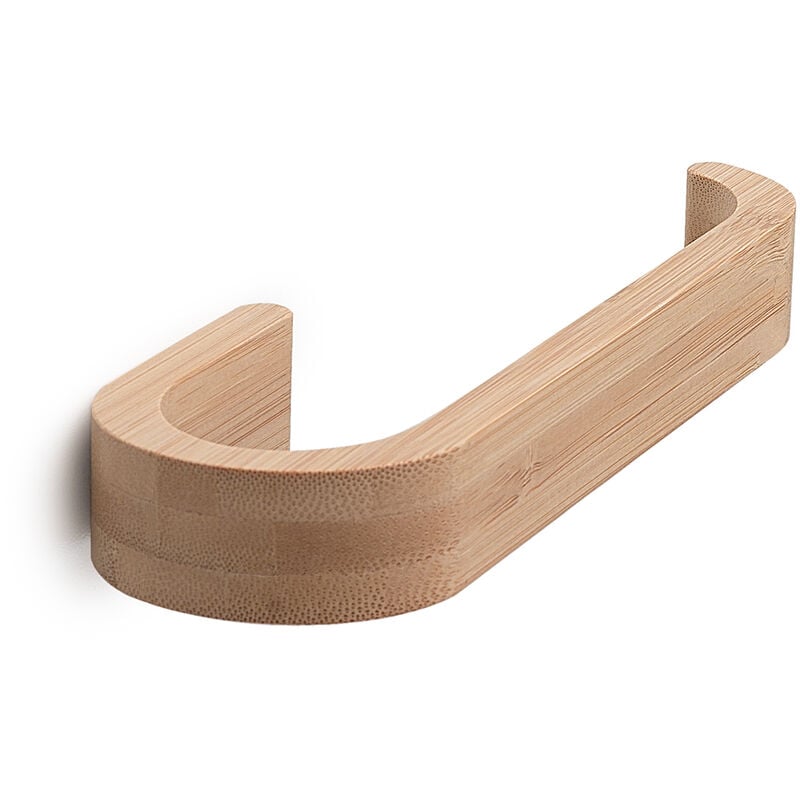 foto del prodotto tacoshop - portasalviette ad anello da muro in bambù hy70 gedy serie himalaya