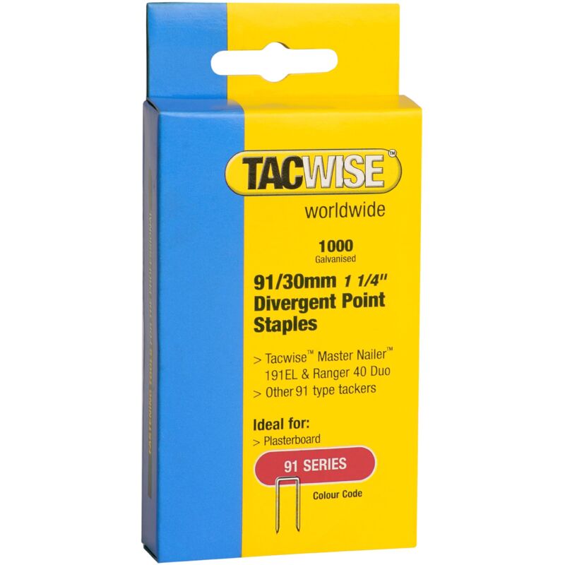 foto del prodotto tacwise 0289 punti 91 compatibile con 191el, duo 35 e duo 50