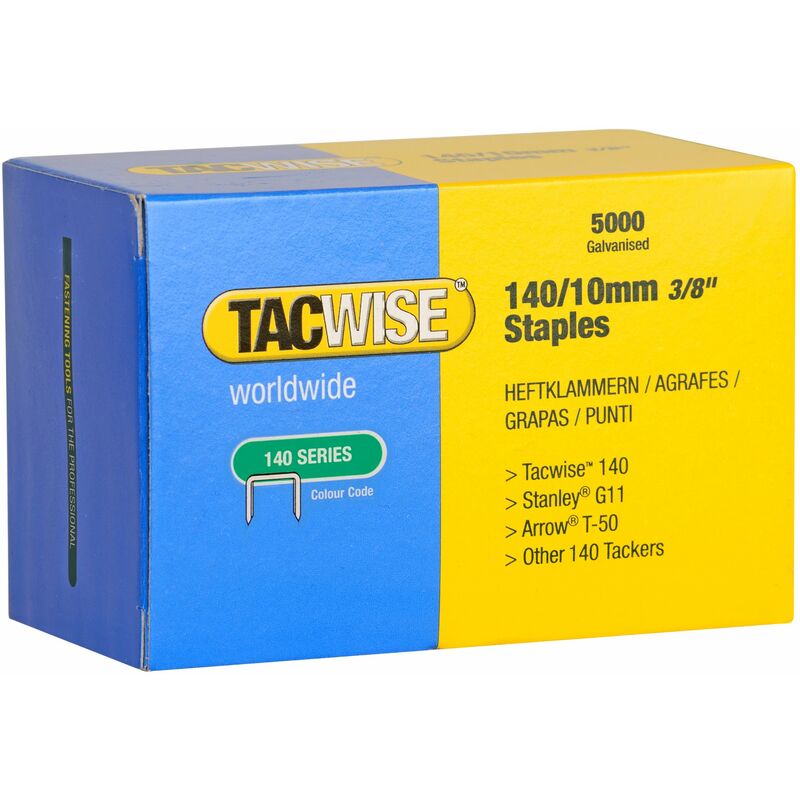 foto del prodotto tacwise 0342 punti galvanizzati professionali tipo 140 10mm, confezione da 5000