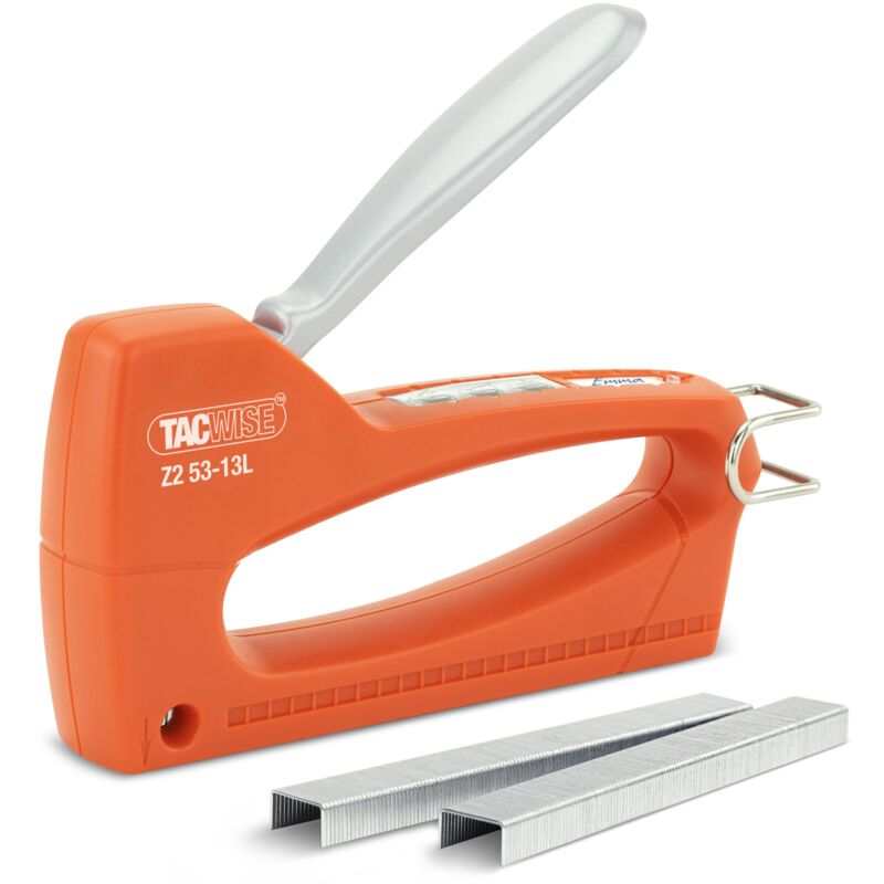foto del prodotto tacwise 1727 z2 53 13l graffatrice leggera con 300 punti, utilizza punti tipo 13 e 53 da 4mm a 8 mm