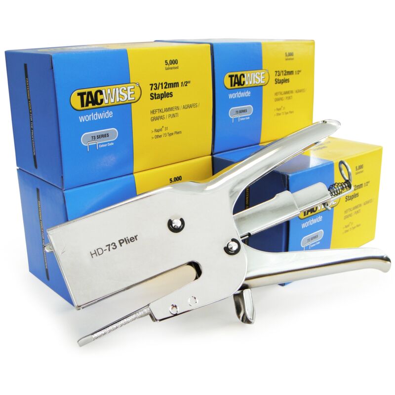 foto del prodotto tacwise cucitrice a pinza classica manuale e 25,000 punti da 73 12 mm