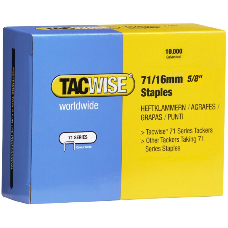 foto del prodotto tacwise punti metallici zincati da 71 16 mm