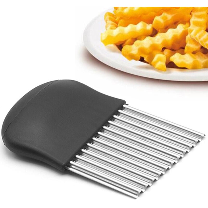 foto del prodotto taglia affetta piega modella patate patine fritte ondulate effetto chips trade shop traesio