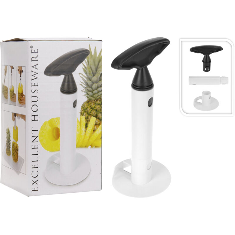 foto del prodotto taglia ananas 9x24cm bianco e nero