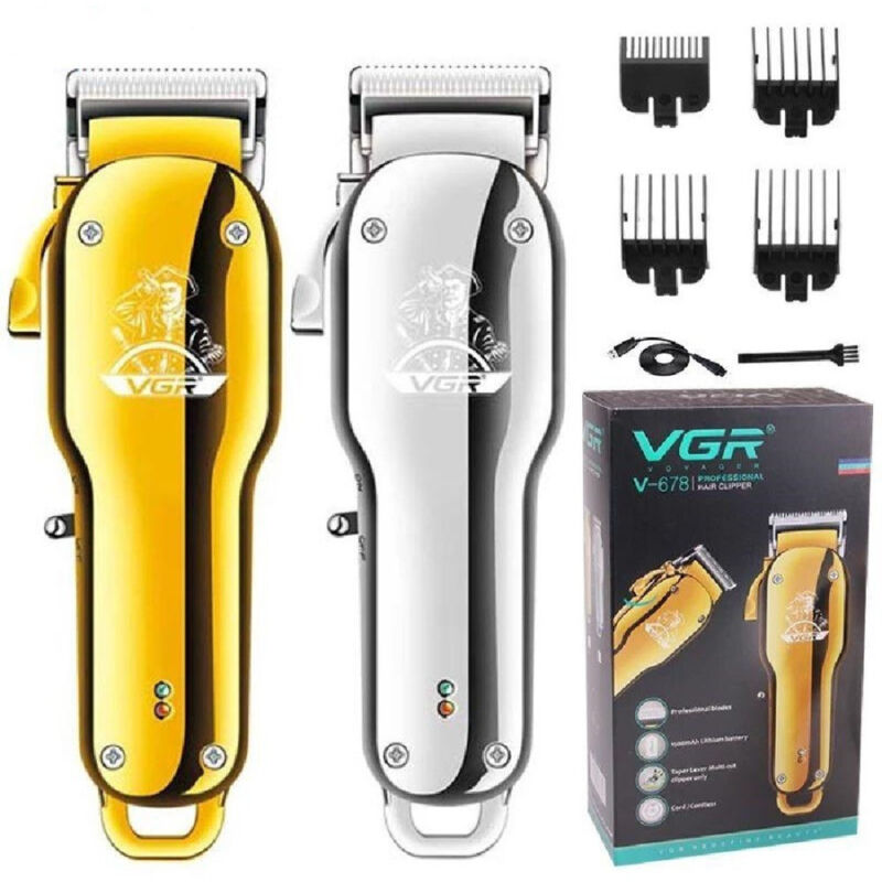 foto del prodotto taglia capelli barba elettrico professionale ricaricabile usb cordless vgr v 678 maxtech