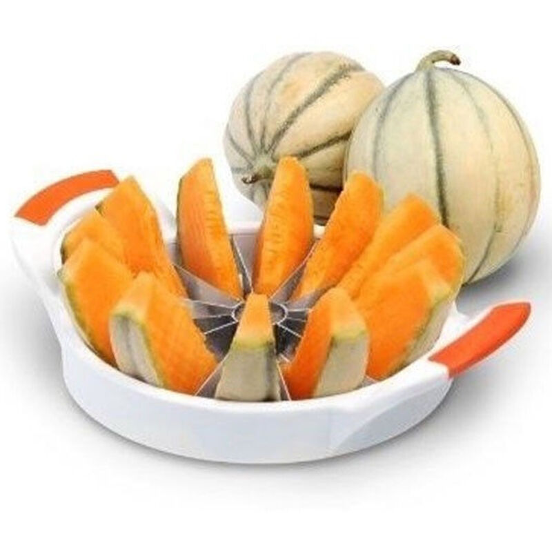 foto del prodotto taglia melone anguria cocomero affetta 12 lame 19cm in acciaio casa cucina trade shop traesio