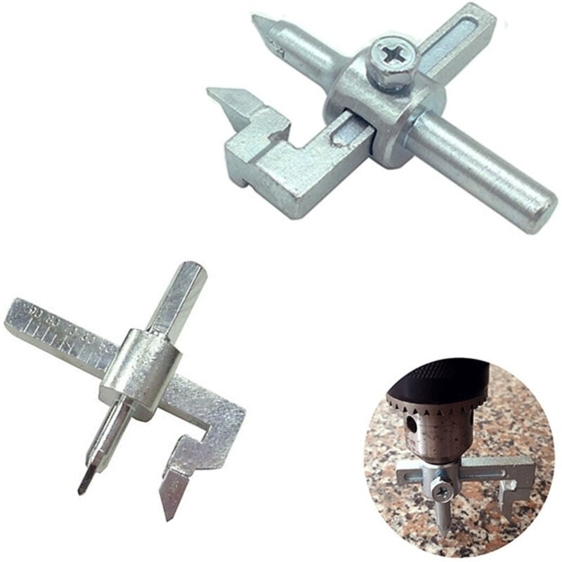 foto del prodotto taglia piastrelle tondo regolabile punta trapano rotondo incisore casa bricolage trade shop traesio