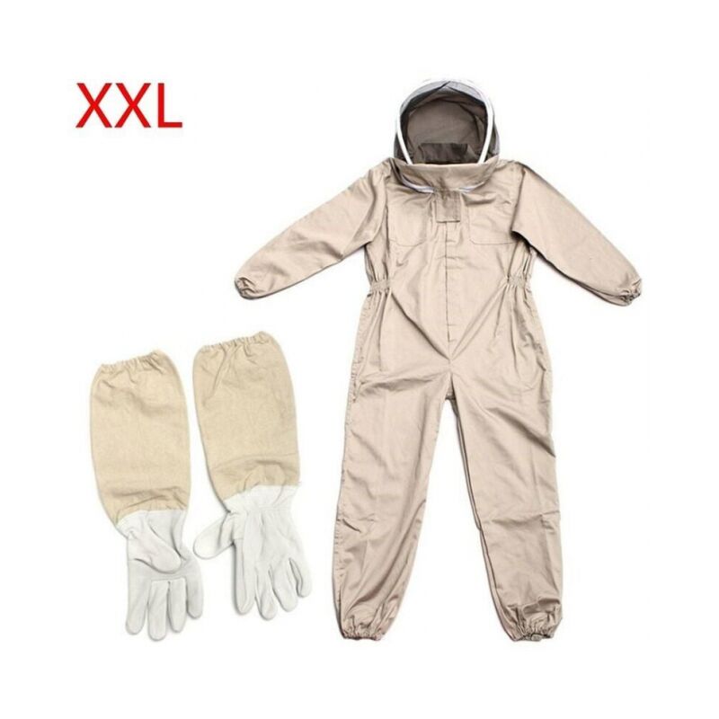 foto del prodotto taglia xxl abbigliamento per apicoltura abbigliamento per apicoltura protezione completa del corpo guanti per principianti