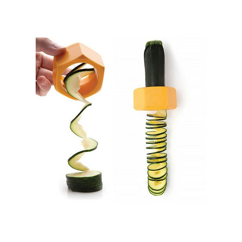 foto del prodotto taglia zucchine e ortaggi a spirale a forma di dado tempera verdure trade shop traesio