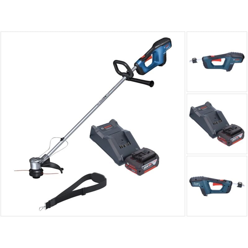 foto del prodotto tagliabordi bosch grt 18v 33 professional 18 v 330 mm senza spazzole 1x batteria 4,0 ah caricabatterie