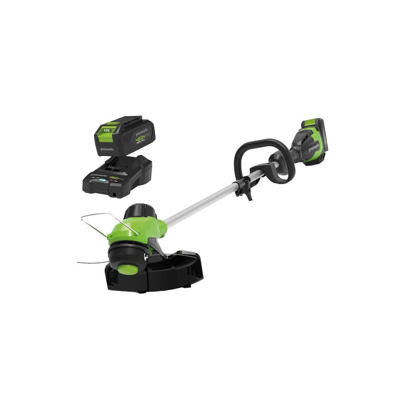 foto del prodotto tagliabordi greenworks 48v kit g48st8k2