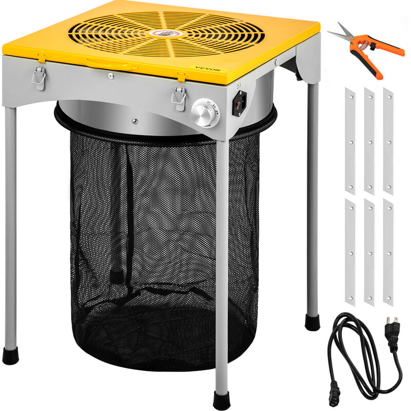 foto del prodotto tagliabordi per foglie da 45,72 cm regolatore elettrico acciaio inox con 6 lame vevor