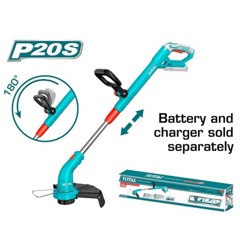 foto del prodotto tagliabordi tagliaerba decespugliatore rasaerba a batteria 20v total