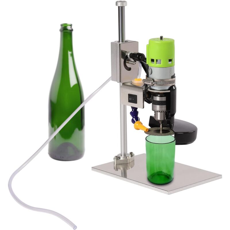 foto del prodotto tagliabottiglie di vetro elettrico fai da te tagliabottiglie 7 velocit strumento di taglio per bottiglie di vetro e ceramica