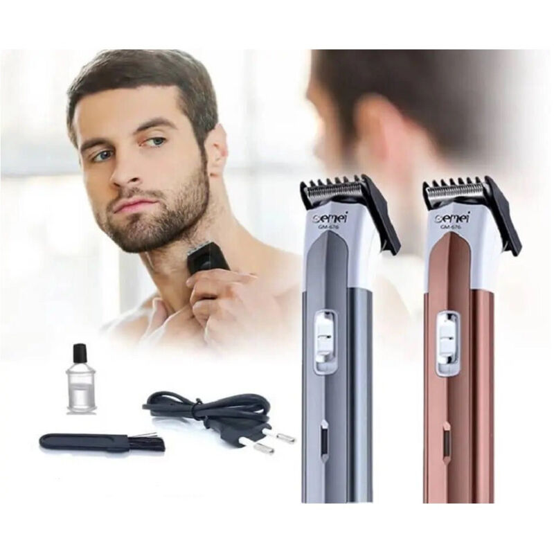 foto del prodotto tagliacapelli barba trimmer elettrico ricaricabile professionale gm676 a batteria maxtech