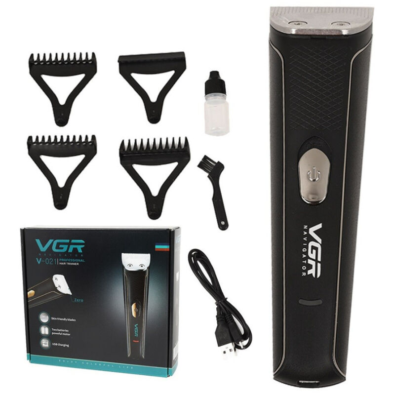 foto del prodotto tagliacapelli barba trimmer professionale portatile ricaricabile usb vgr v 021 maxtech