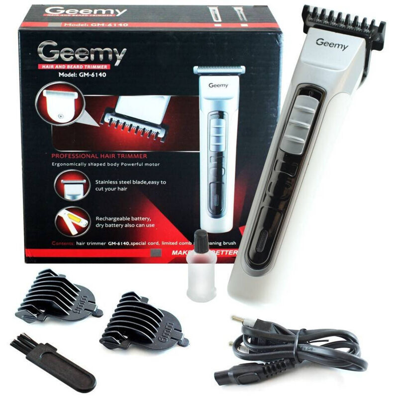 foto del prodotto tagliacapelli barba trimmer ricaricabile elettrico professionale batteria gm6140 maxtech