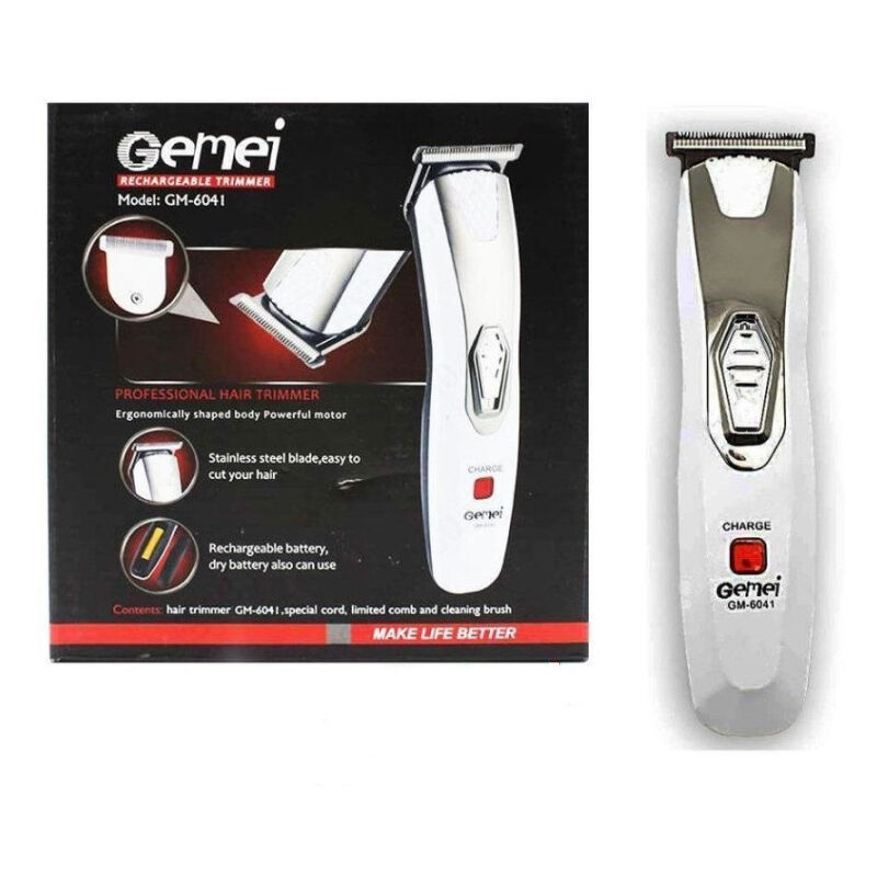 foto del prodotto tagliacapelli regolabarba capelli a batteria ricaricabile trimmer rasoio gm 6041 maxtech