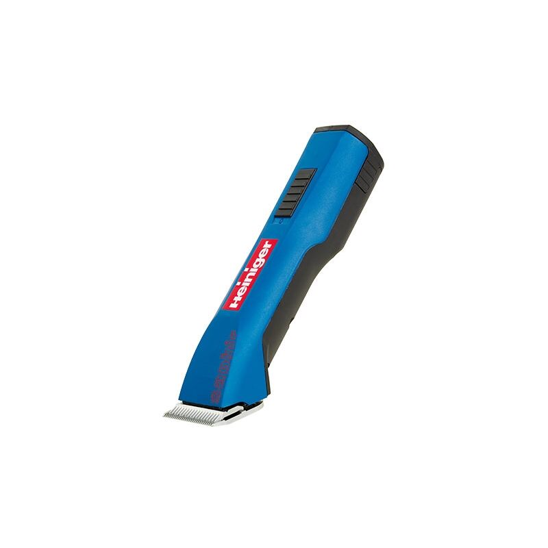 foto del prodotto tagliacapelli tagliatrice per cani e gatti heiniger saphir blue batteria , include in regalo un raffreddatore a spruzzo.