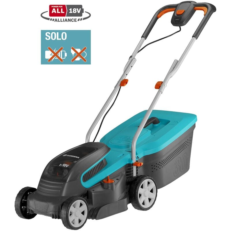 foto del prodotto tagliaerba a batteria powermax 32 36v power for all, batteria non inclusa 14621 55 gardena