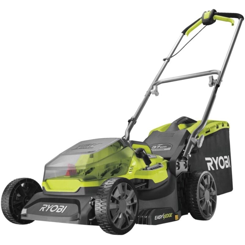 foto del prodotto tagliaerba a batteria ryobi ry18lmx37a 150 taglio 37cm 18v, batteria 5.0ah inclusa