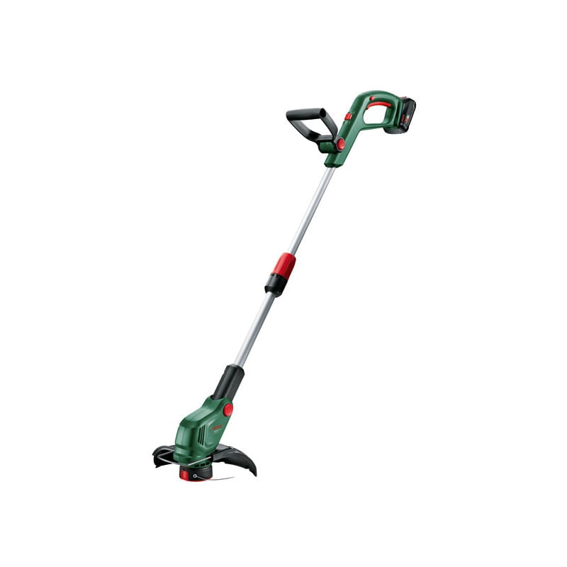 foto del prodotto tagliaerba a batteria universalgrasscut 18v 26 500 bosch 1 x pba 18v 2,0 ah e caricabatterie