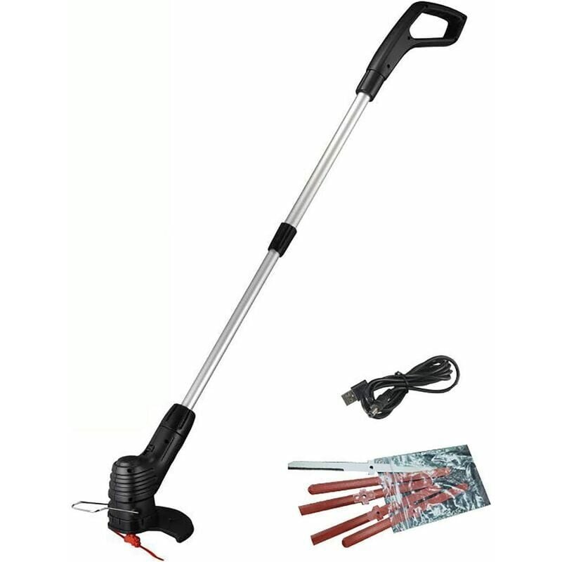 foto del prodotto tagliaerba elettrico a batteria con batteria tagliaerba portatile a batteria espandibile per giardino con patio