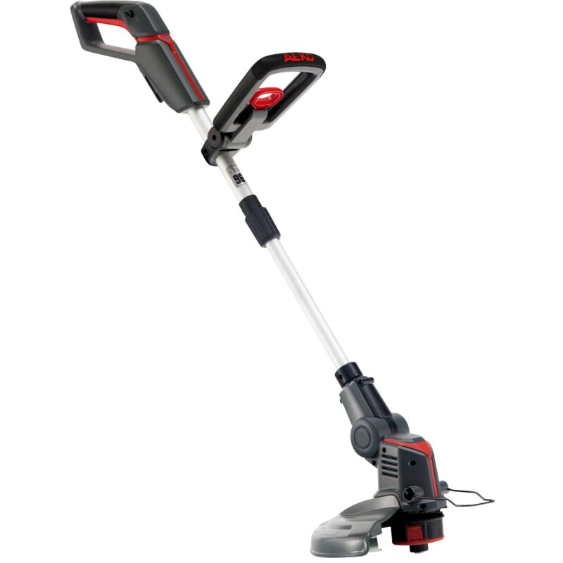foto del prodotto tagliaerba elettrico a batteria gt 1825, batteria agli ioni di litio da 18 v, larghezza di taglio 25 cm, asta telescopica, include bobina di ricambio