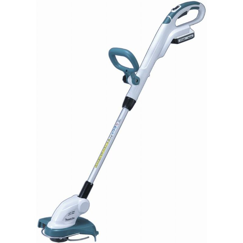 foto del prodotto tagliaerba makita 18 v li ion 1,5 ah batteria, caricabatterie ur180dw
