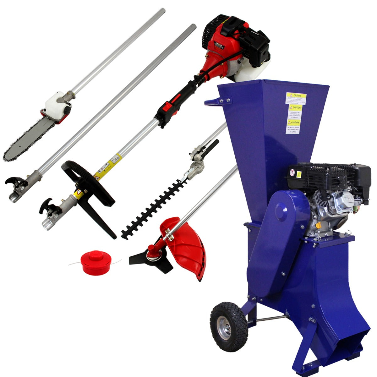 foto del prodotto tagliaerba multifunzione 5in1 regolabile per giardinaggio amp kit di sicurezza