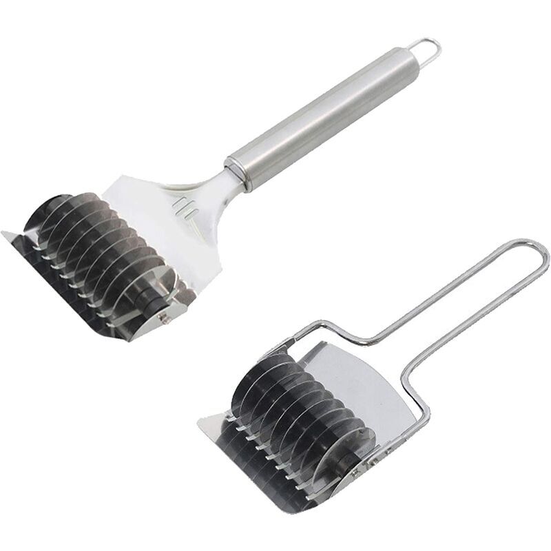 foto del prodotto tagliapasta per pizza in acciaio inox, macchina per pasta manuale, rullo per pizza diamantato, mini pressa per laminazione, rullo per reticolo di