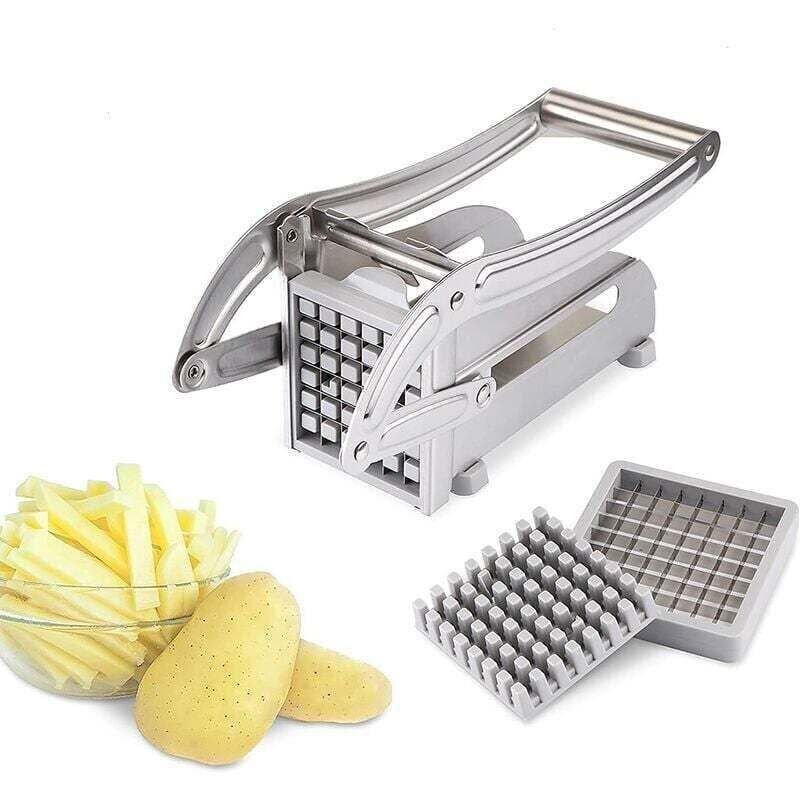 foto del prodotto tagliapatate professionale in acciaio inox per patate e verdure, per uso domestico e commerciale