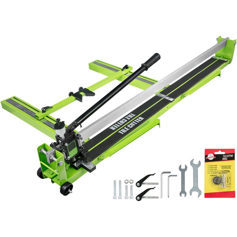 foto del prodotto tagliapiastrelle manuale 120cm 47 pollici tagliapiastrelle in ceramica taglia piastrelle manuale in acciaio vevor