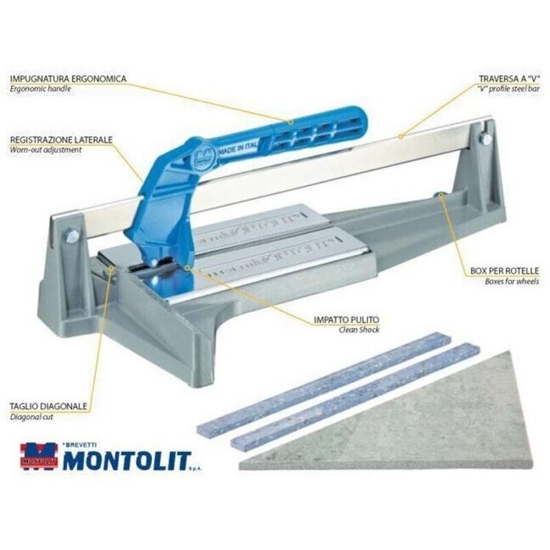 foto del prodotto tagliapiastrelle manuale montolit mini montolit evolution 2 26a2 cm 36 mattoni