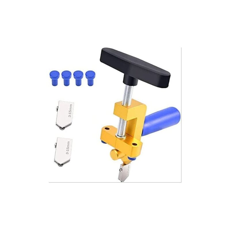 foto del prodotto tagliapiastrelle manuale professionale multifunzionale in un unico pezzo 2 in 1 accessori per attrezzature per utensili da taglio per piastrelle in