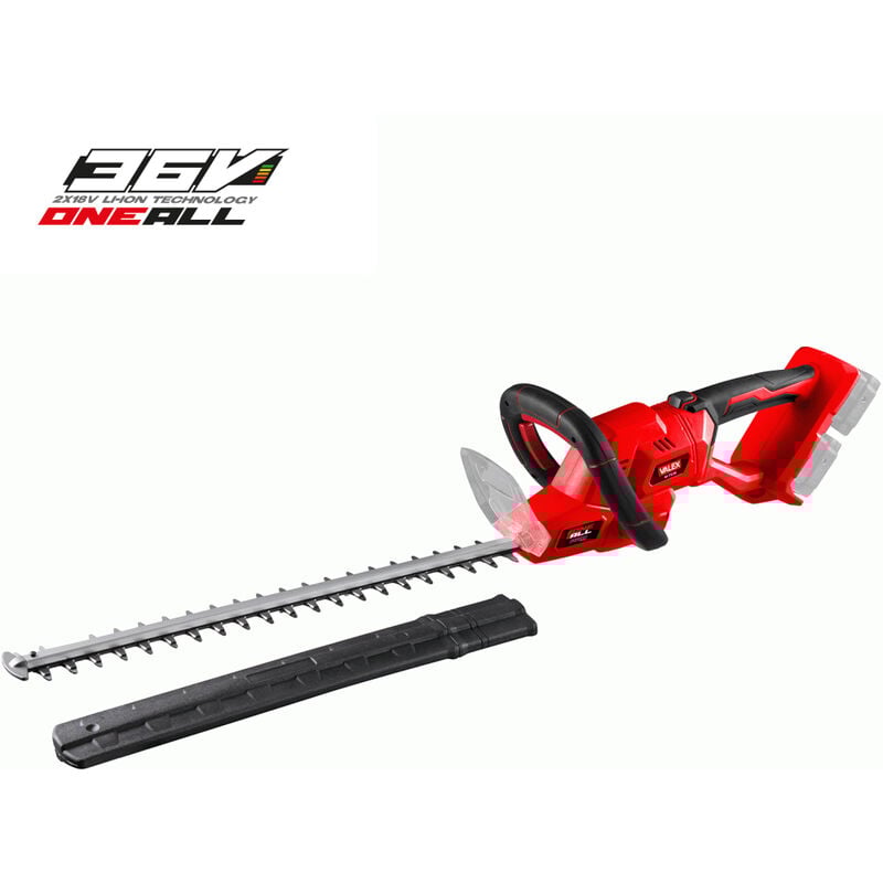 foto del prodotto tagliasiepe a batteria litio taglia siepe decespugliatore 60cm 36v valex