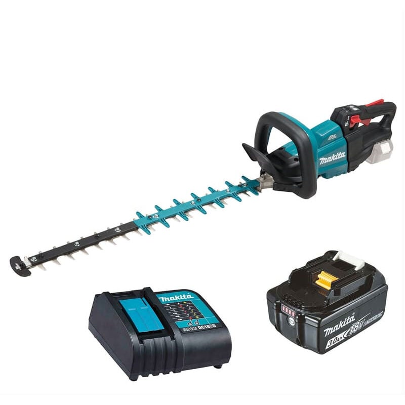 foto del prodotto tagliasiepi 18v li ion 3 ah 60 cm makita 1 batteria 3.0ah liion caricatore duh602sf