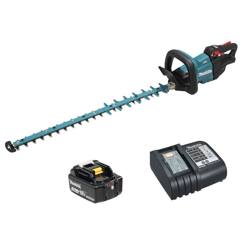 foto del prodotto tagliasiepi 18v li ion 3 ah 75 cm makita 1 batteria 3.0ah liion caricatore duh752sf