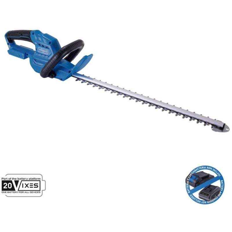 foto del prodotto tagliasiepi 20v barra 560mm senza batteria ixes scheppach c ht570 x