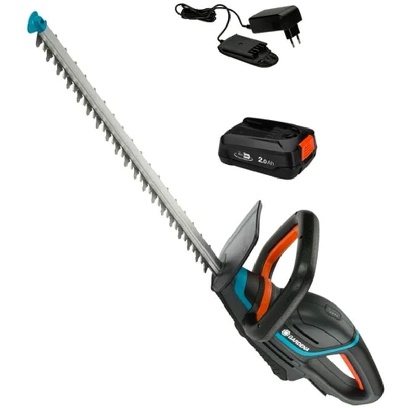 foto del prodotto tagliasiepi a batteria comfortcut 50 18v power for all set pronto all uso 14730 20 gardena