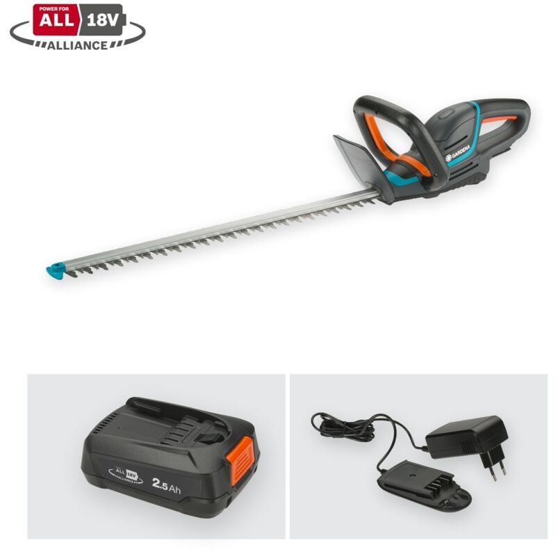 foto del prodotto tagliasiepi a batteria comfortcut 60 18v power for all, batteria inclusa 14731 20 gardena