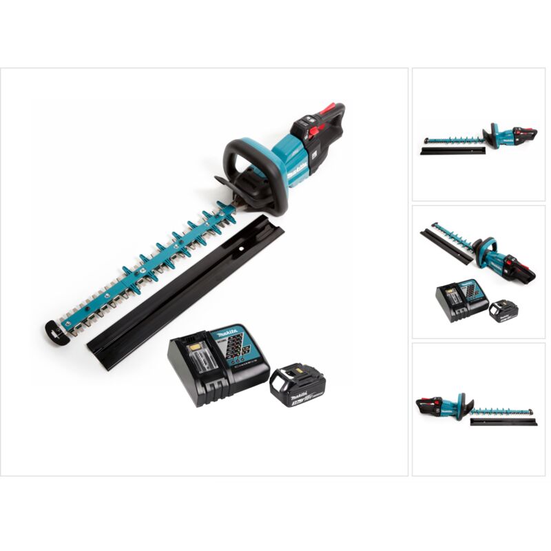 foto del prodotto tagliasiepi a batteria makita duh 502 rf1 18v 50cm 1x batteria 3.0ah caricatore