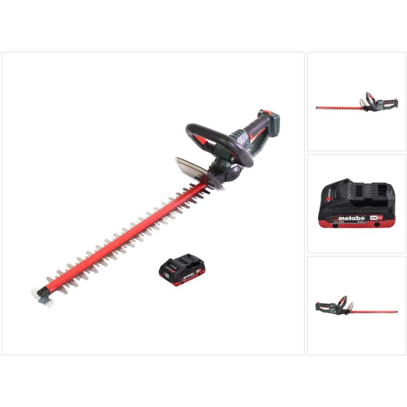 foto del prodotto tagliasiepi a batteria metabo hs 18 ltx 65 18 v 63 cm 1x batteria 4,0 ah senza caricabatteria