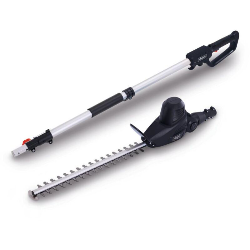 foto del prodotto tagliasiepi elettrico orientabile 230 v 500w lama 45 cm scheppach etht500